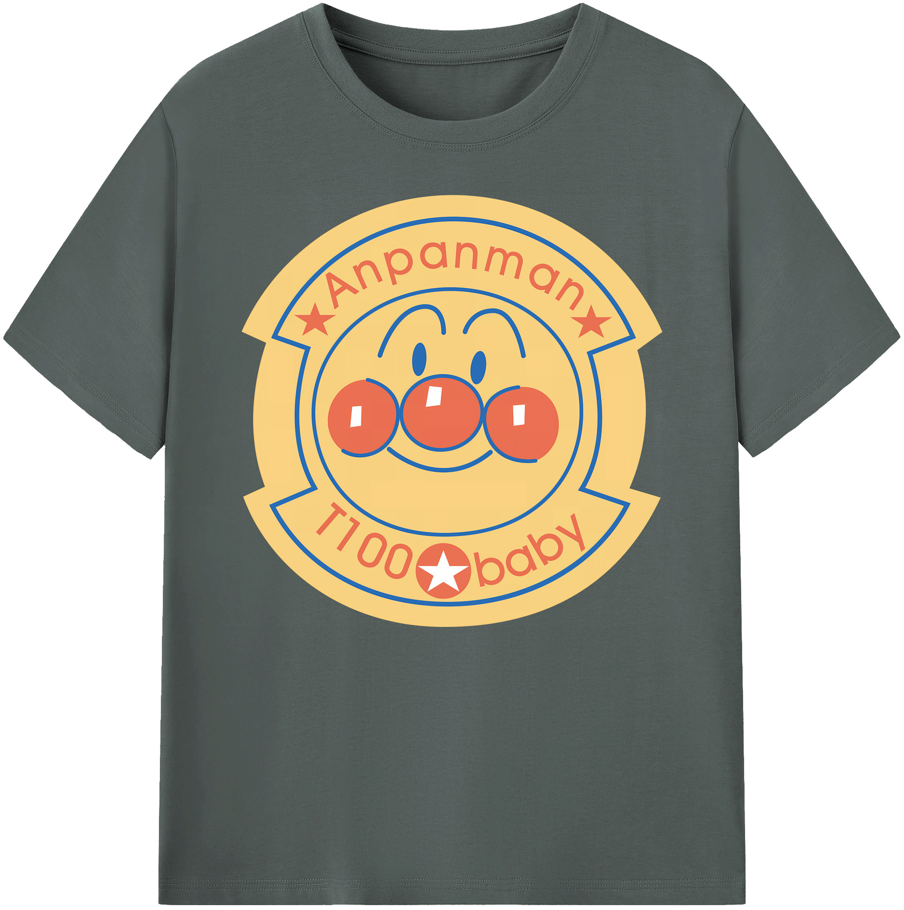 （画像用） アンパンマン Anpanman 綿100％ メンズ半袖Tシャツ｜肌触りやわらか＆通気性